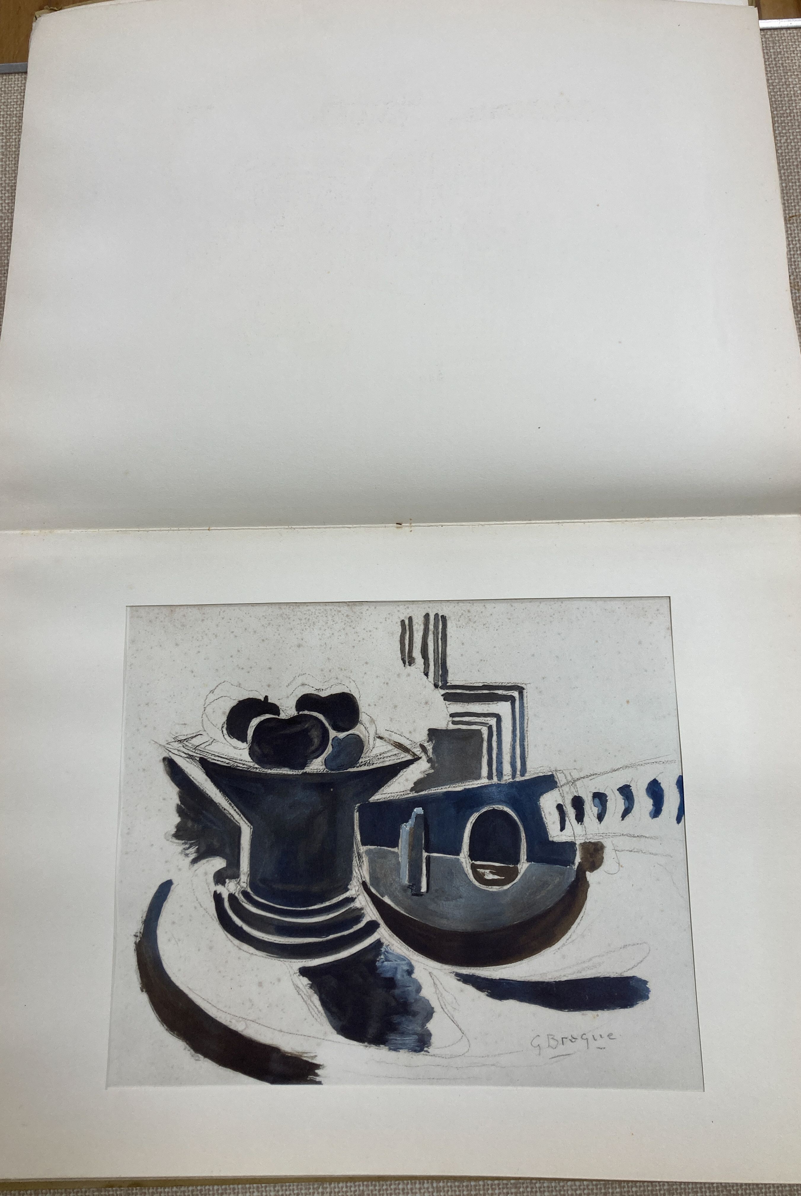 Georges Braque, Ten Works; Phoebus collotypes, limited edition, 66/200, published 1963, overall 51 x 38cm.